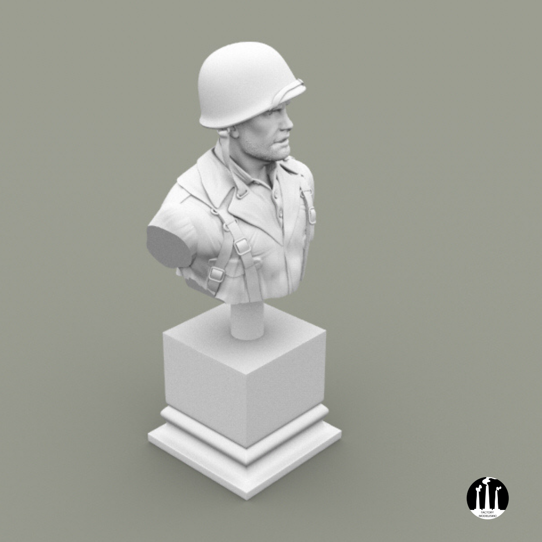 Bust WWII American Soldier